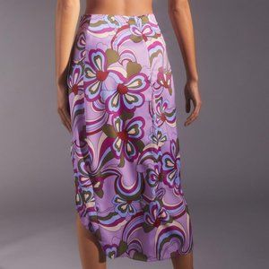 Urban Outfitters NWOT Groovy Tulip Wrap Midi Skirt